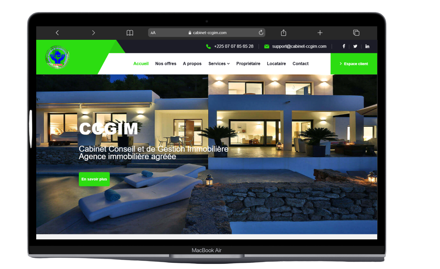 Site internet de CCGIM